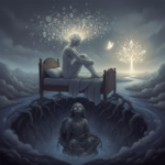 symbolic visual of grieving